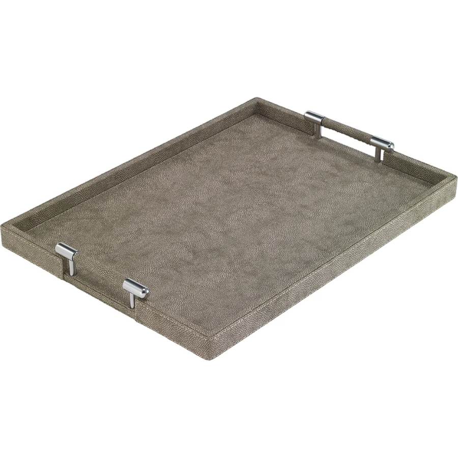 Stingray Bronze Rectangular Handle Tray