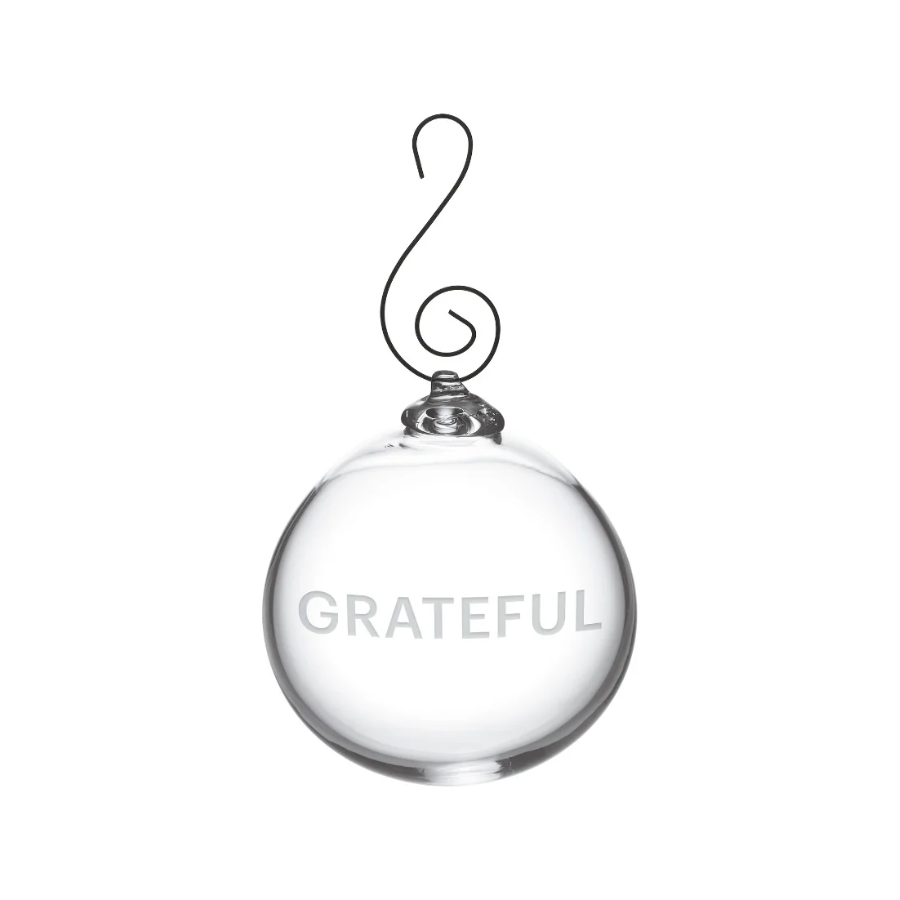 Grateful Round Ornament