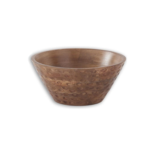 Nested Dot Carved Bowl Sm