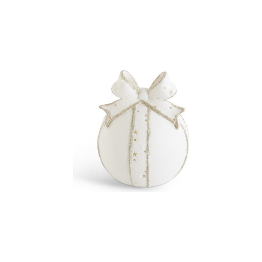 3.75" White LED Tabletop Ornament