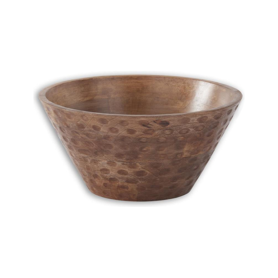 Dot Carved Bowl Lg